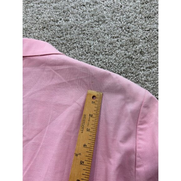 Izod Mens Pink Blazer Jacket Lining 2-Button Closure Size 52R New With Tags - Picture 8 of 12